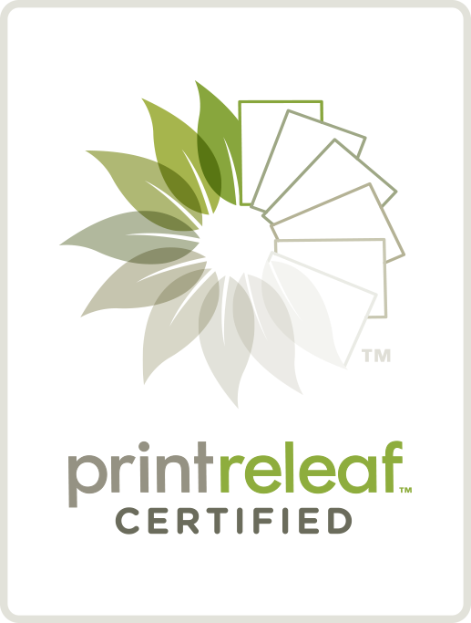 Simmat is a certified PrintReleaf company for carbon offsetting of their printing activities.